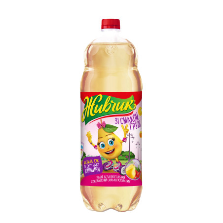 Žyvčik Limonáda "Hruška" s hruškovou šťávou, 1L/12 ks