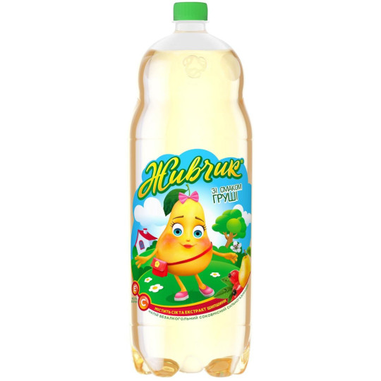 Žyvčik Limonáda "Hruška" s hruškovou šťávou, 2L/6 ks