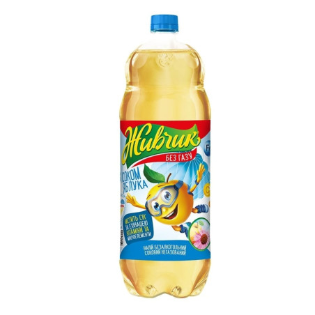 Žyvčik Limonáda "Jablko" s jablečnou šťávou, neperlivá 2L/6 ks