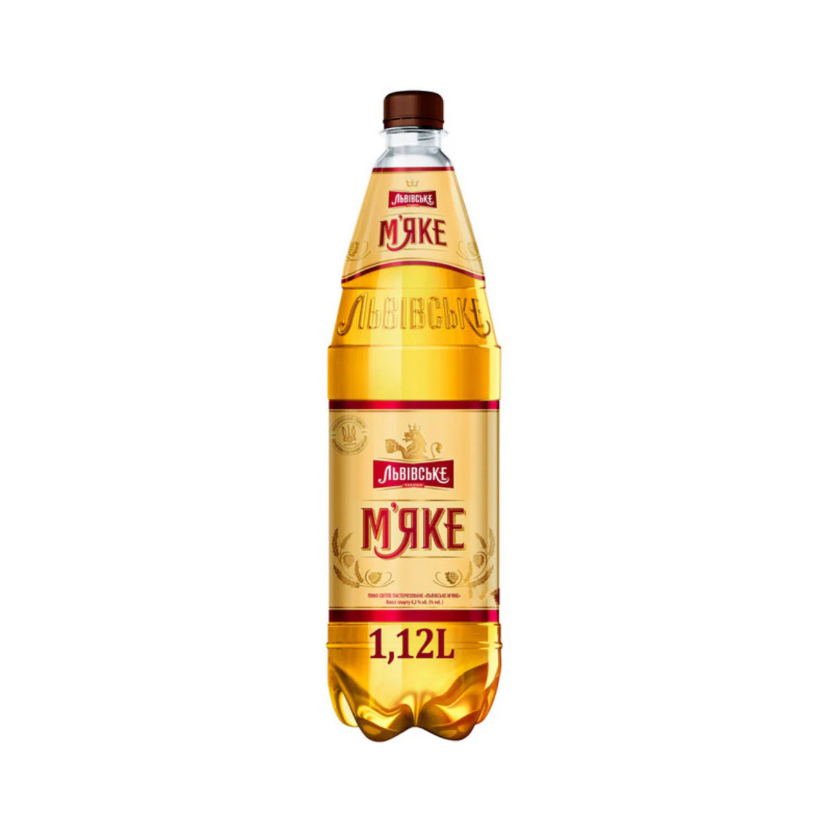 Carlsberg Pivo Lvivske Mjake světlé, plato 10°, alл. 4,2 %, PET 1,12L/12ks