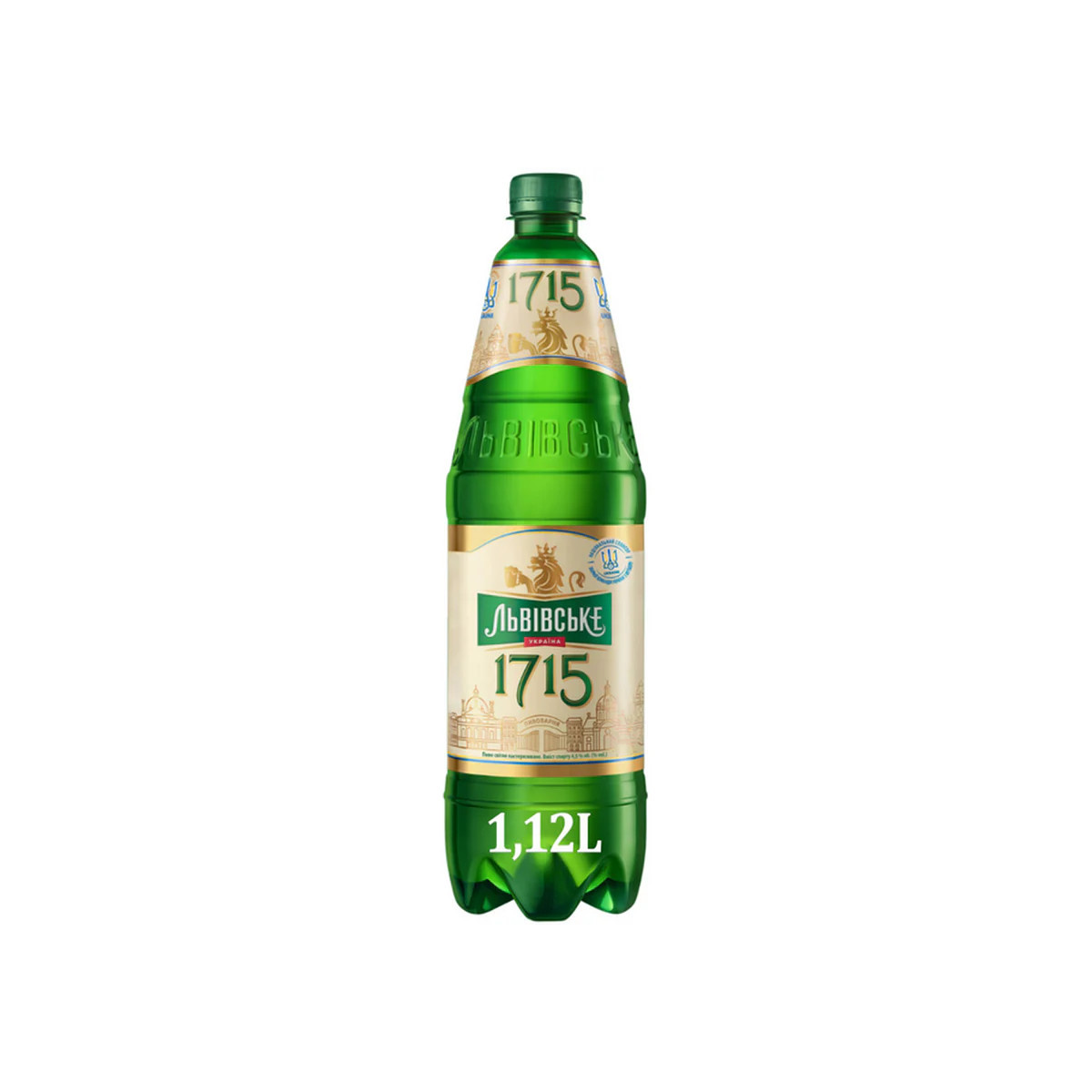 Carlsberg Pivo Lvivske 1715, plato 11°, alл. 4.5 %, PET 1,12 L/12ks