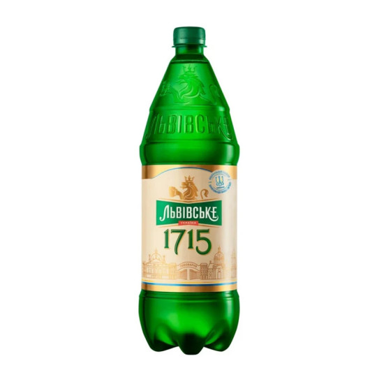 Carlsberg Pivo Lvivske 1715, plato 11°, alл. 4.5 %, PET 1,42 L/9ks