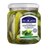 TM Nezhyn Marinované okurky na nežinský způsob, 450g/12ks