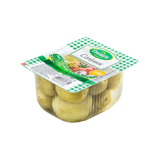 TM Grinvil Nakládana zelená solená rajčata, 850g/12ks