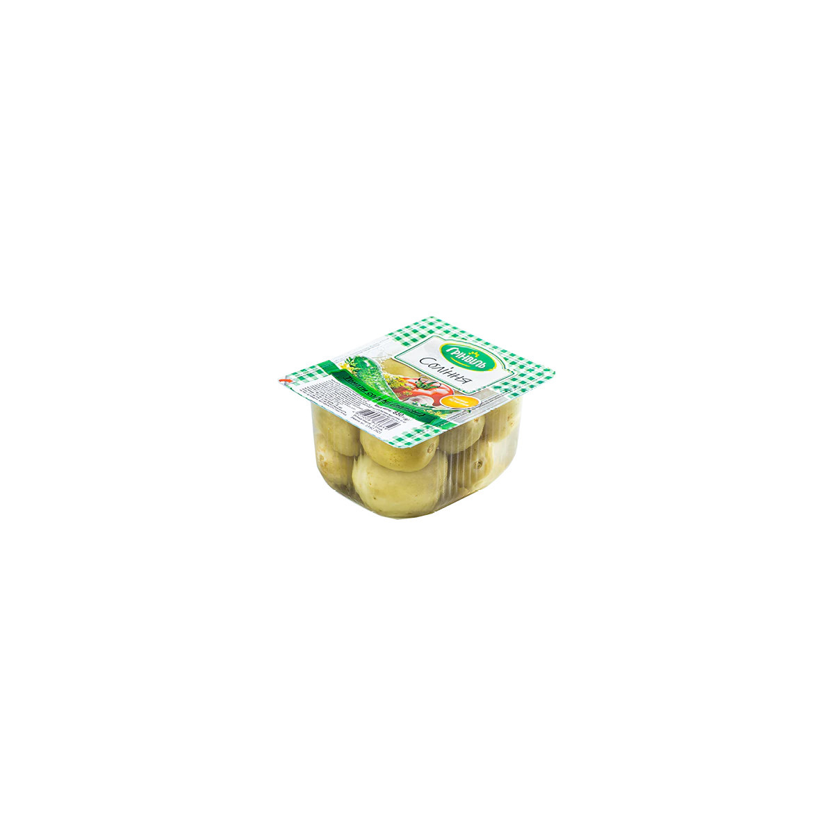 TM Grinvil Nakládana zelená solená rajčata, 850g/12ks
