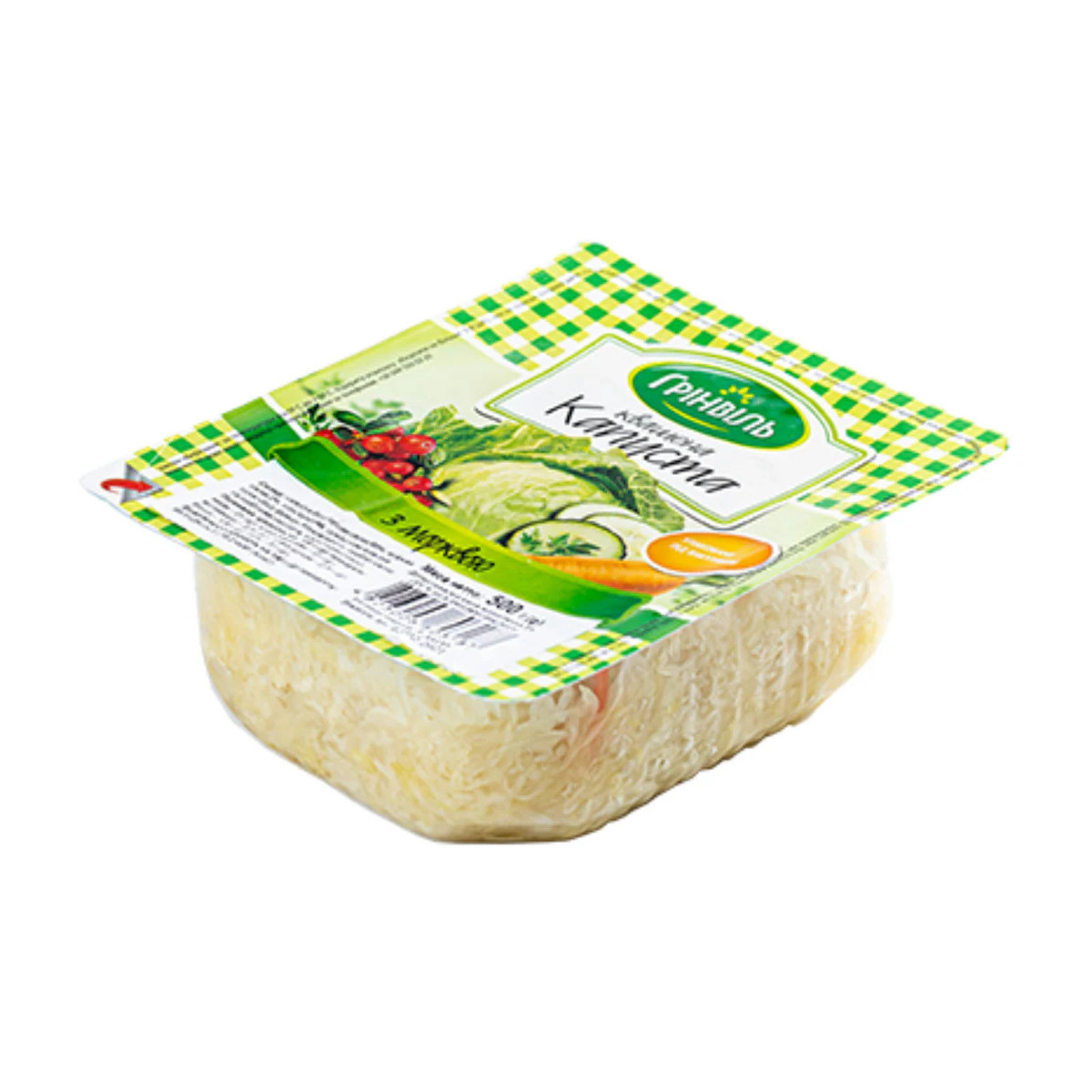 TM Grinvil Kysané zelí s mrkví, 500g/12ks