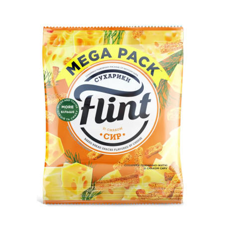 Flint Suchariky s příchutí sýra, 110g /40 ks