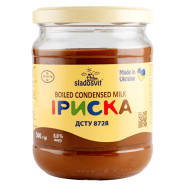 Sladosvit IRISKA vyrobek s Kondenz plnotuč. mléka vařené, 8,5%, tuk(sklo) 500g/12ks