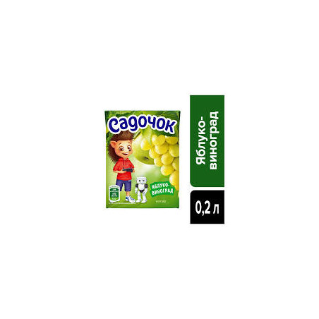 Sadočok Nektar jablečno- hroznový, 200ml/18ks