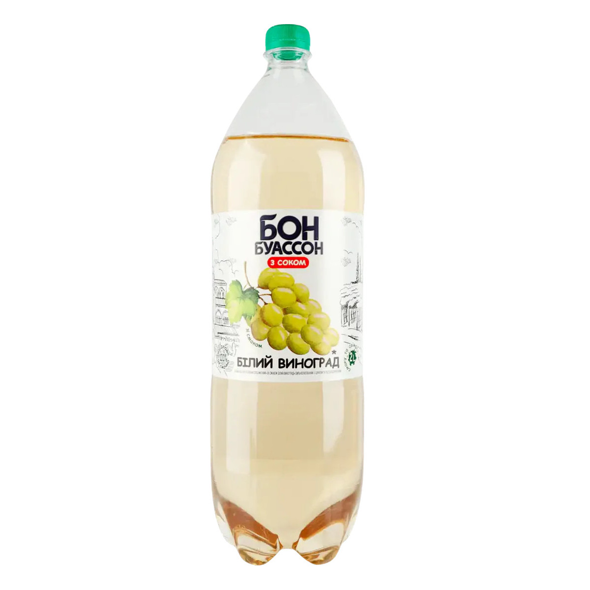 BBD Limonáda „Bílé hrozny“ 2 l /6 ks