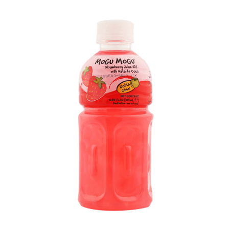 Mogu Mogu kokosové kousky nápoje - Jahoda 320ml