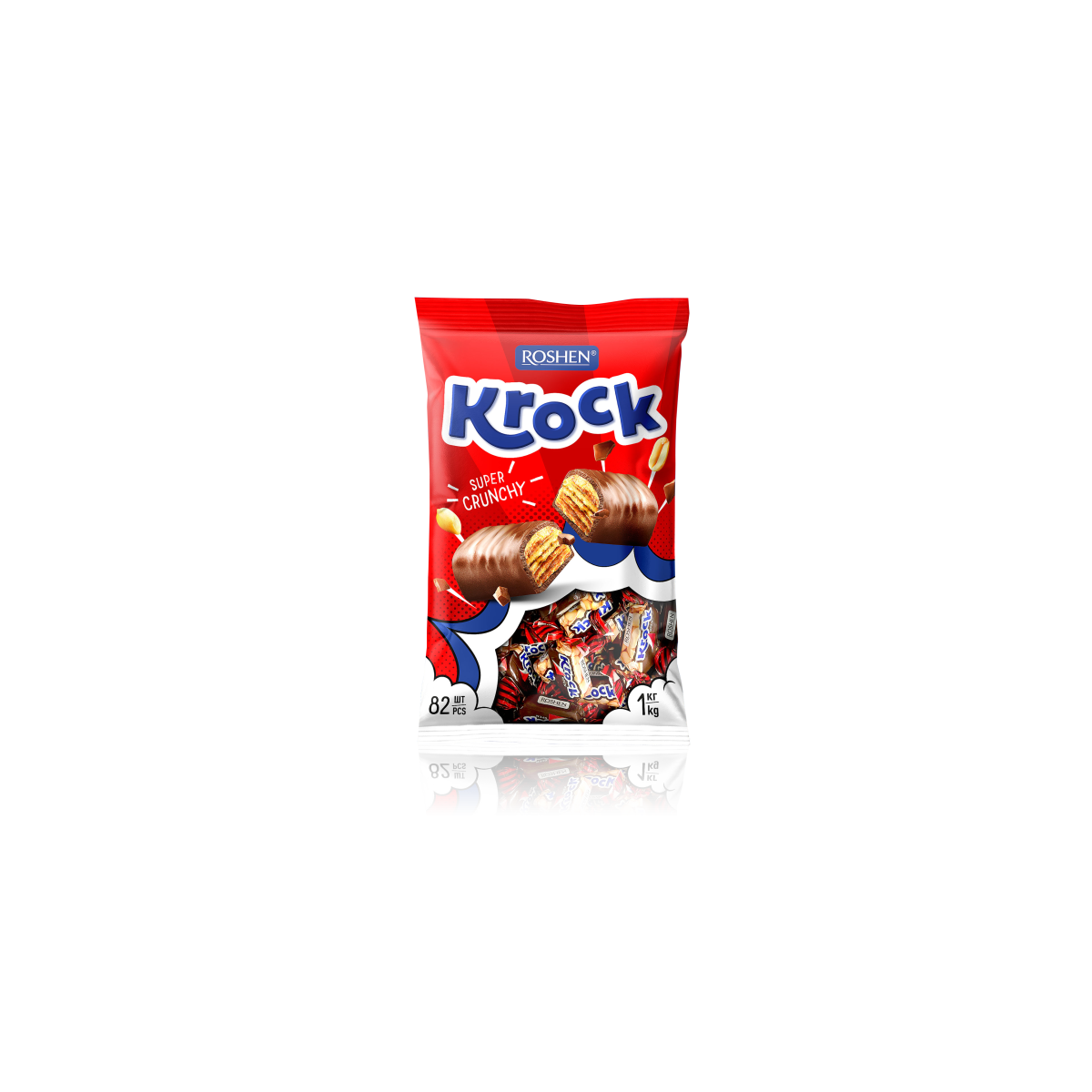 Roshen čokoládové bonbóny Krock 1kg/8ks