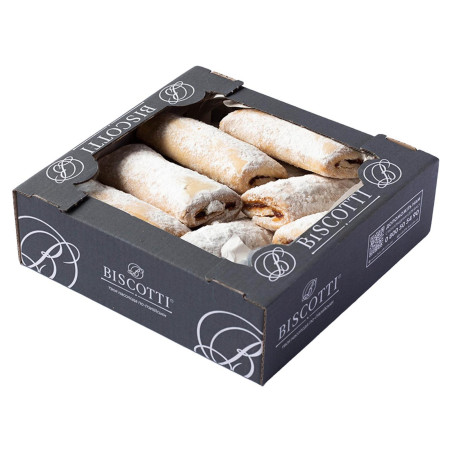 Biscotti Sušenky křehké s višňovou náplní "Kifliky", 450g/12 ks