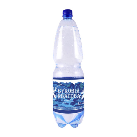 Bukovia Kvasova Minerální voda jemné perlivá, 1,5l/6ks