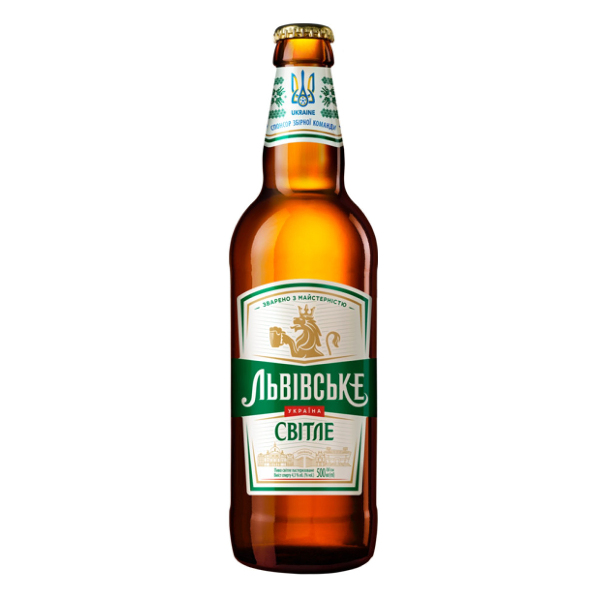 Carlsberg Pivo Lvivske Světle, plato 10°, alл. 4,5%, sklo 0,5l /20 ks