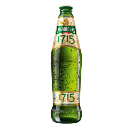 Carlsberg Pivo Lvivske 1715, plato 11°, alл. 4.5 %, sklo 0,45L/20ks