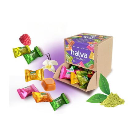 ES Norsu Halva slunečnicová assorti, mini bar, 300 g/10 ks