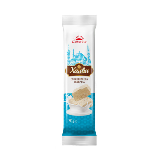 ES Sonečko Halva slunečnicová mléčná, show box, 70 g/25 ks