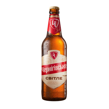 Chernigovske Pivo Světlé, plato 10°, alл. 4,6 % sklo, 500ml/20ks