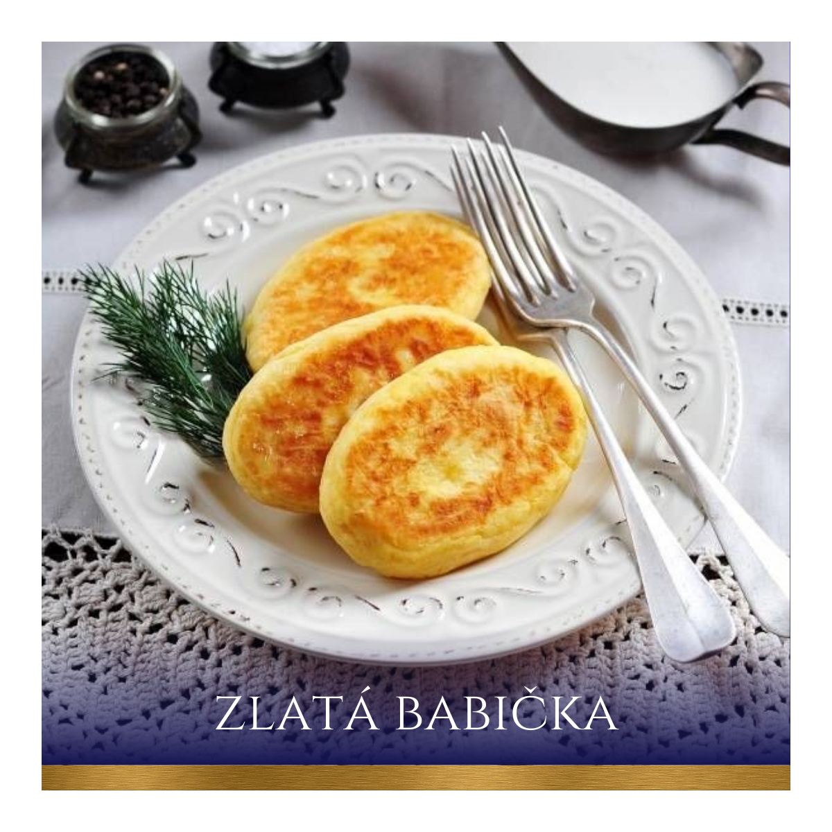 Bramborové placky (zrazy) se zelím