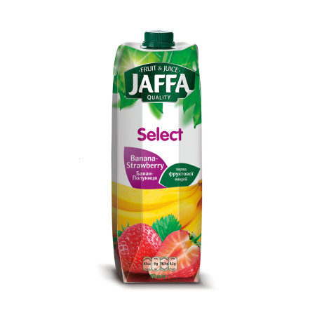 "Jaffa", Banánovo-jahodový nápoj t/p, 950ml/12kus