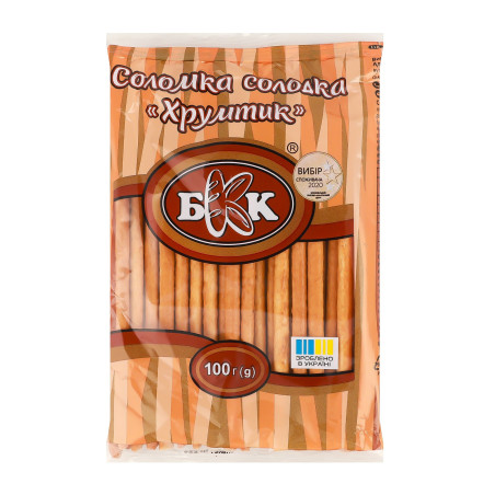 KBV Slámka sladká "Chrumtik", 100g/41ks
