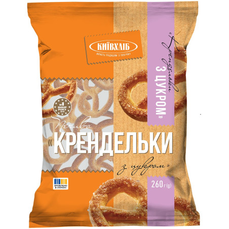 KievChlib Krendelky s cukrem, 260g /10ks
