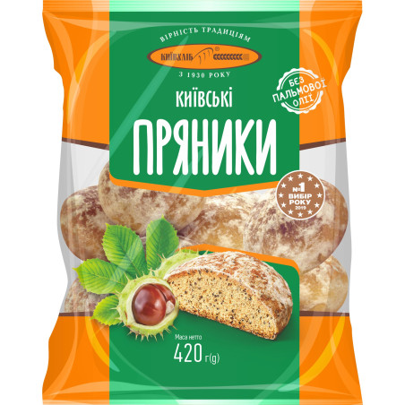 KievChlib Perníky "Kyjevské" s mákem, 360g /10ks