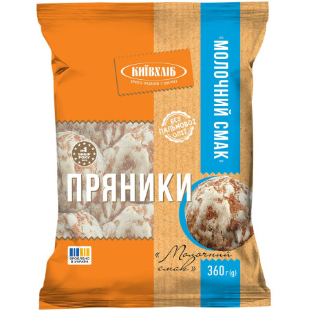 KievChlib Perníky "Mléčný Smak", 360g /10ks