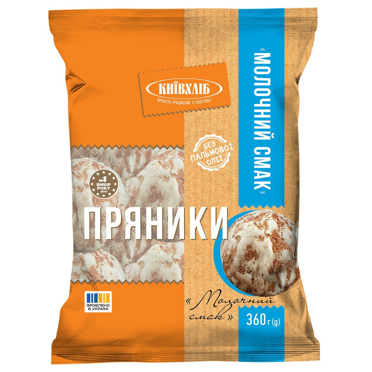 KievChlib Perníky "Mléčný Smak", 360g /10ks