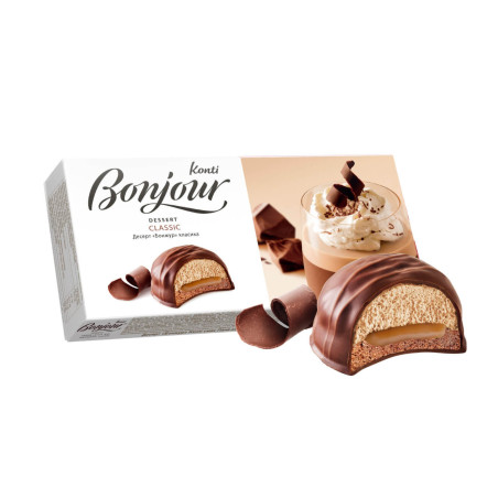 Konti  "Bonjour" dezert suflé klasický (čokoladový), 232g/9ks