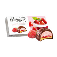 Konti  "Bonjour" dezert suflé s příchutí jahody, 232g/9ks