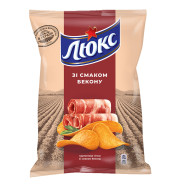 LUX Chipsy bramborové s příchutí bekona, 125 g/22 ks