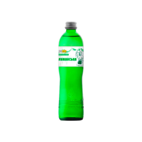 Lužanská 4 Minerální vodá perlivá,sklo 0,5l/9ks