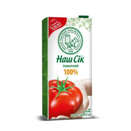 "Náš sik" Rajčatová šťáva se solí z koncentrátu, t/p, 1,93 L/6kus