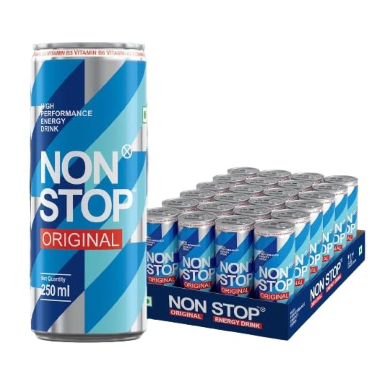 Non Stop original energetický nealko nápoj  0,5 L plech/24ks