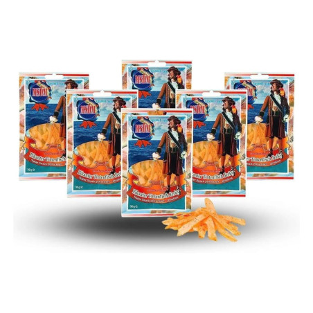 Pirát Sušené kalamářy  (hobliny) (1000), 36 g/25ks