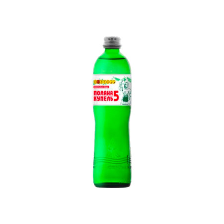 Poljana Kupel 5, Minerální voda perlivá, sklo 0,5l/9ks