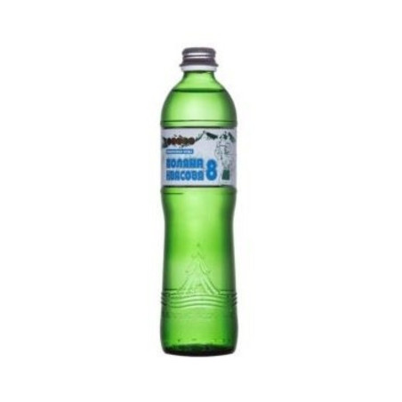 Poljana Kvasova 8, Minerální voda perlivá, sklo, 0,5l/9ks