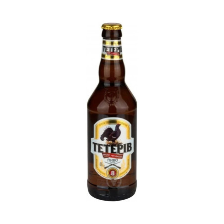 PPB Pivo Svetlé "Teteriv", plato 16°,  sklo 0,5l/20ks