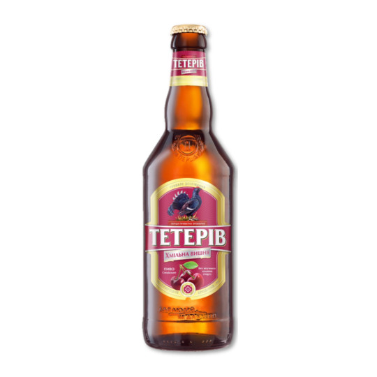 PPB Pivo Svetlé "Teteriv. Višně. ", plato 18°,  sklo 0,5l/20ks