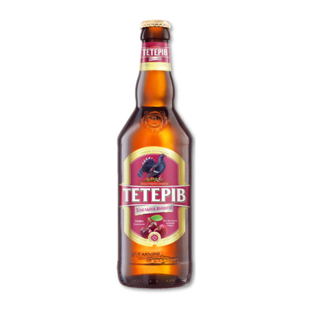 PPB Pivo Svetlé "Teteriv. Višně. ", plato 18°,  sklo 0,5l/20ks