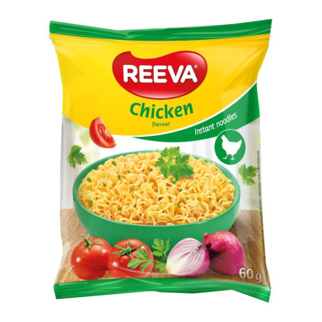 Reeva Instantní nudle palivé kurecí, 60g/60ks