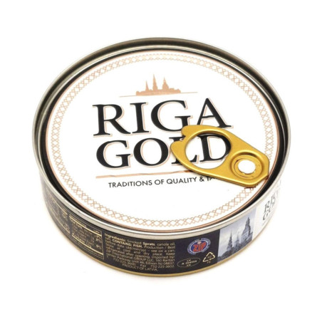 Riga Gold Paštika z uzených šprotů 160g/36ks