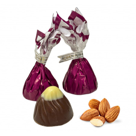 Roshen Bonbóny "Mont Blanc s drcenými mandlemi", 1kg/4kg baleni