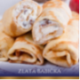 Palačinka s tvarohem a rozinkami