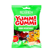 Roshen Želé bonbóny "Yummi Gummi Mini Bear Mix", 70g/22 ks