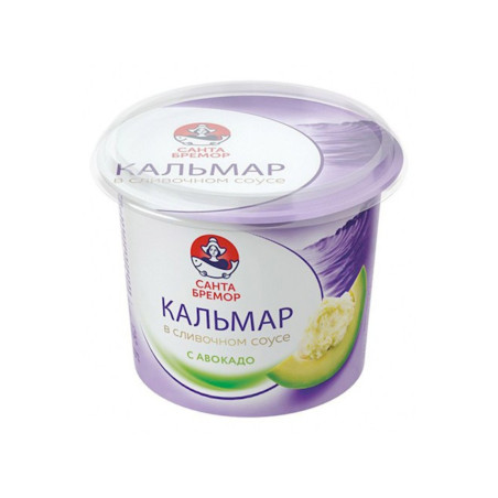 SB Pomazánka Kalamáry nakrájené ve smetanové omáčce s avokádem 150g/6ks