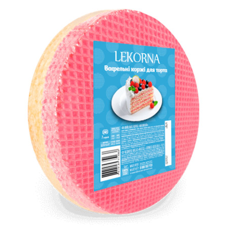 TM Lekorna Oplatkové korpusy na dort "Malinka", 90g/16ks