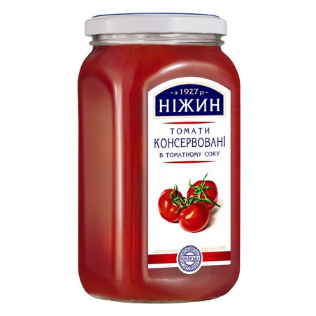 TM Nezhyn "Nakládaná rajčata v rajčatové štávě", 920g/12k